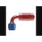 Aeroquip -8 AN Hose, 90 Degree Elbow, Anodized, Red/Blue, Aluminum FCM4033 - alternate 4